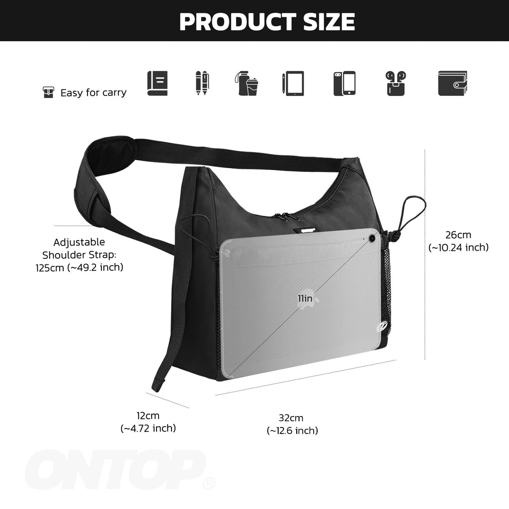 Statement Messenger Crossbody Bag